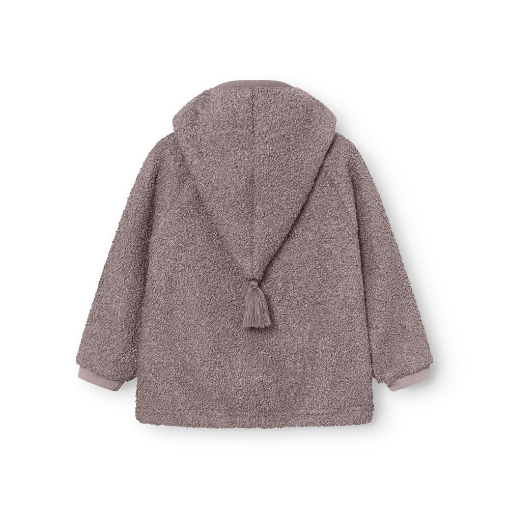 Mini A Ture Fleecejakke MatLiff Teddyfleece Zinc Purple - Billede 2