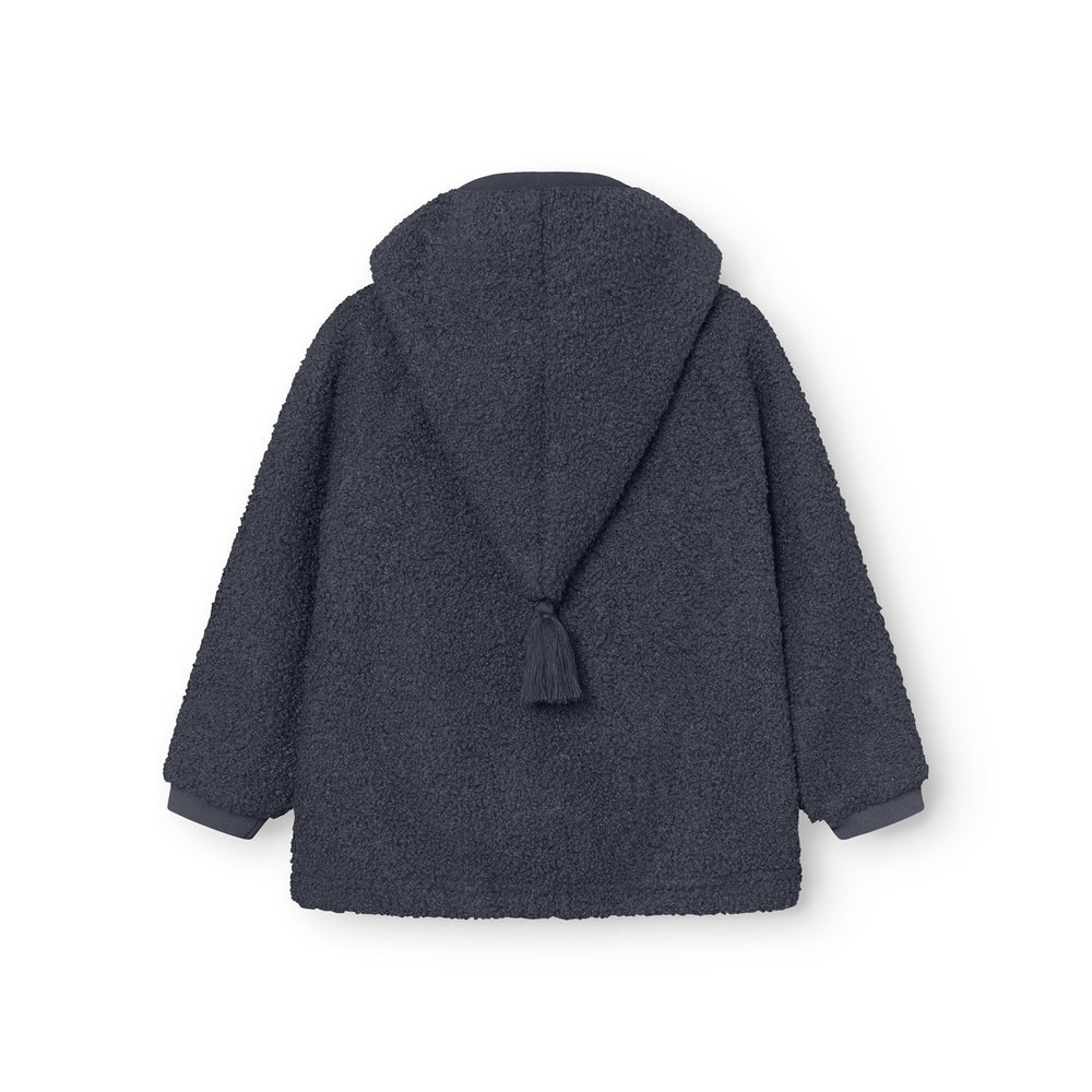 Mini A Ture Fleecejakke MatLiff Teddyfleece Ombre Blue - Billede 2