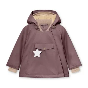 Mini A Ture Vinterjakke Wang Peppercorn Plum