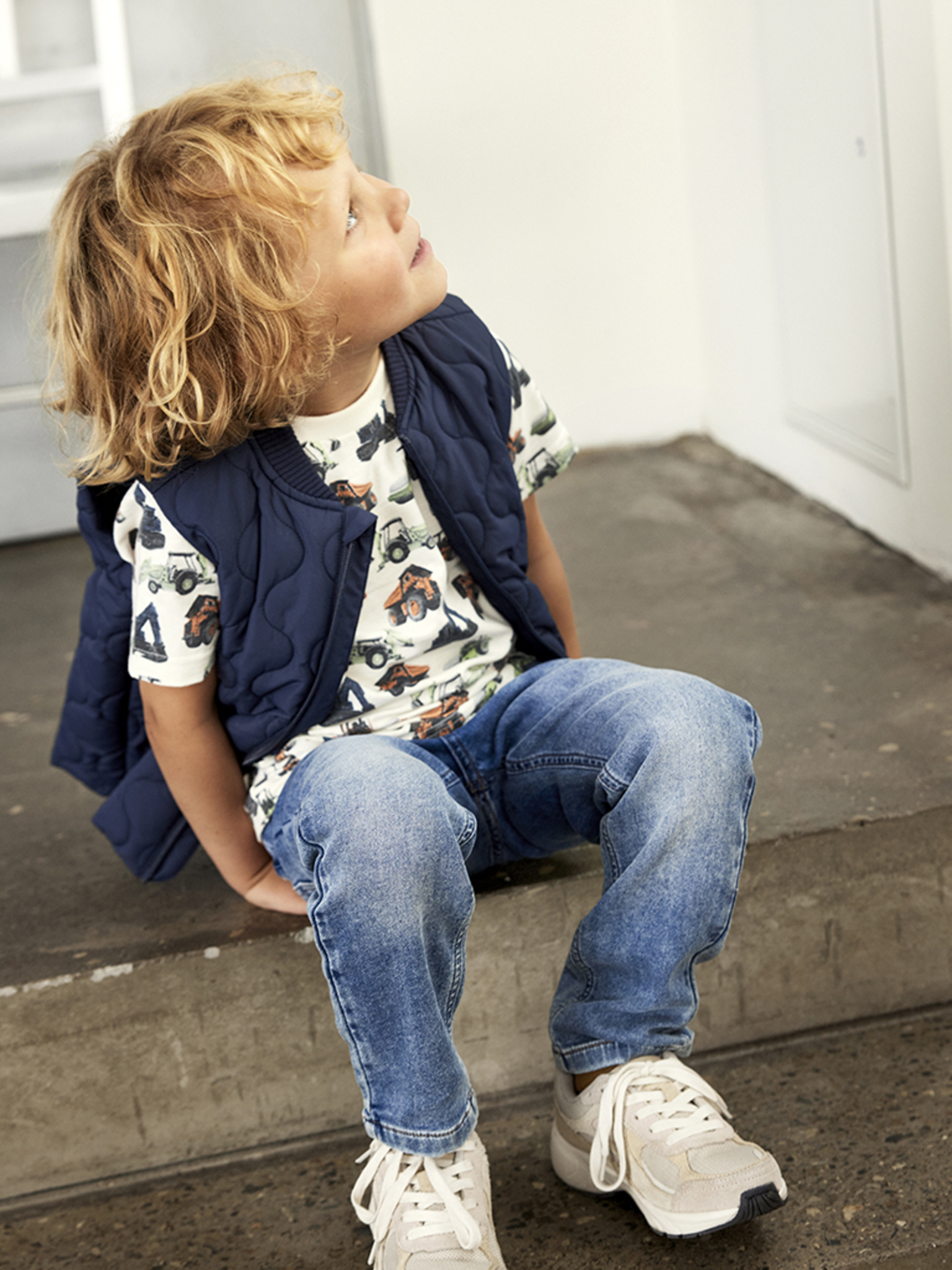 Minymo Jeans Sweat Denim Blue Nights - Billede 4