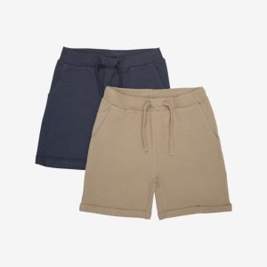 Minymo Shorts Sweat 2-pak Blue Nights
