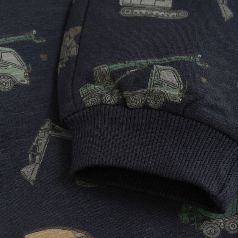 Minymo Sweatpants AOP Dark Navy - Billede 3