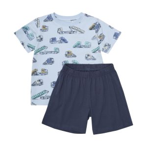 Minymo T-shirt + Shorts sæt AOP Skyway