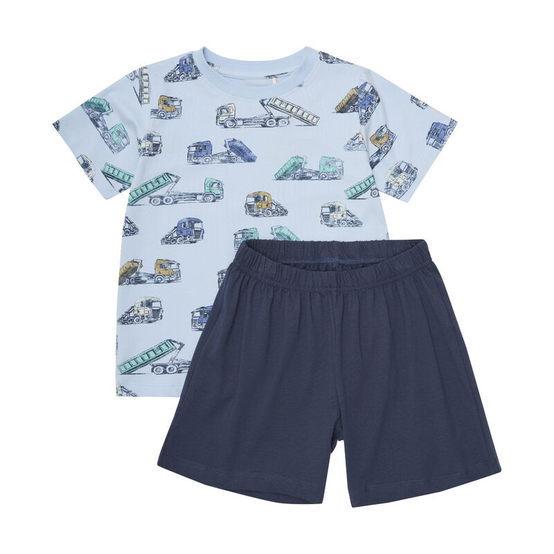 Minymo T-shirt + Shorts sæt AOP Skyway