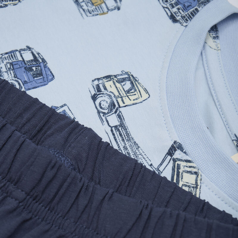 Minymo T-shirt + Shorts sæt AOP Skyway - Billede 5