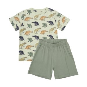 Minymo T-shirt + Shorts sæt AOP Sea Spray