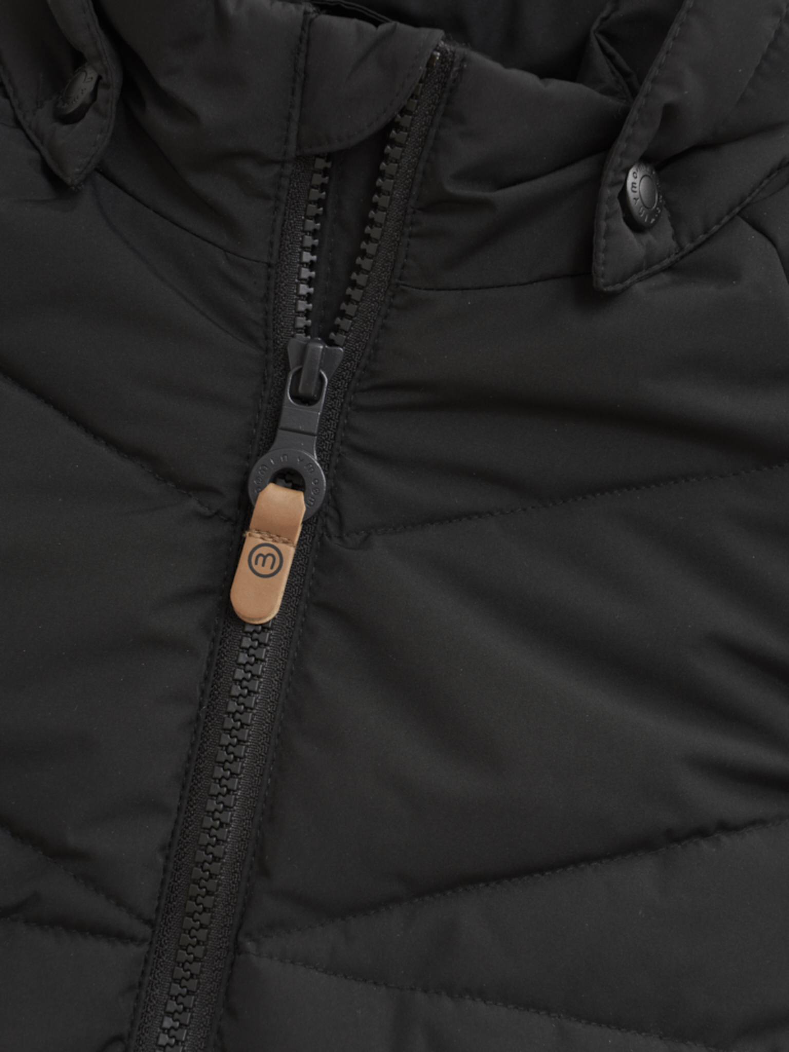 Minymo Vinterjakke Quilted Black - Billede 4
