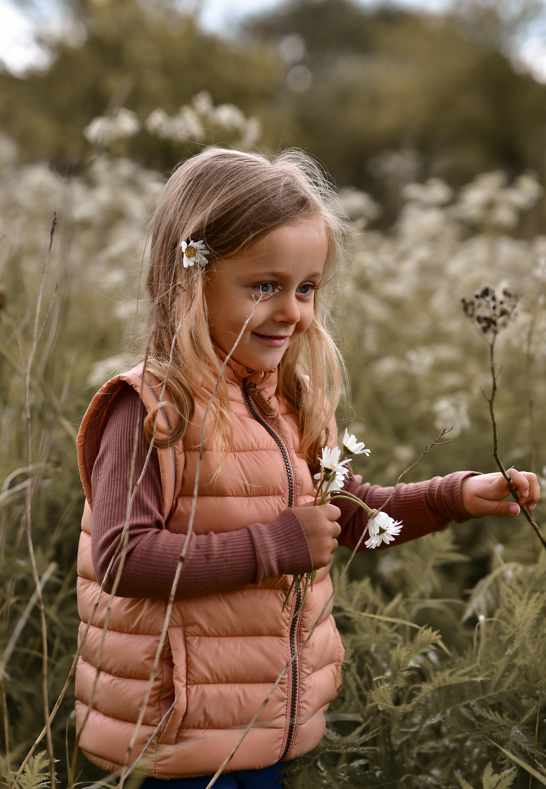 Mikk-Line 2i1 Jakke og vest Tawny Brown - Billede 8