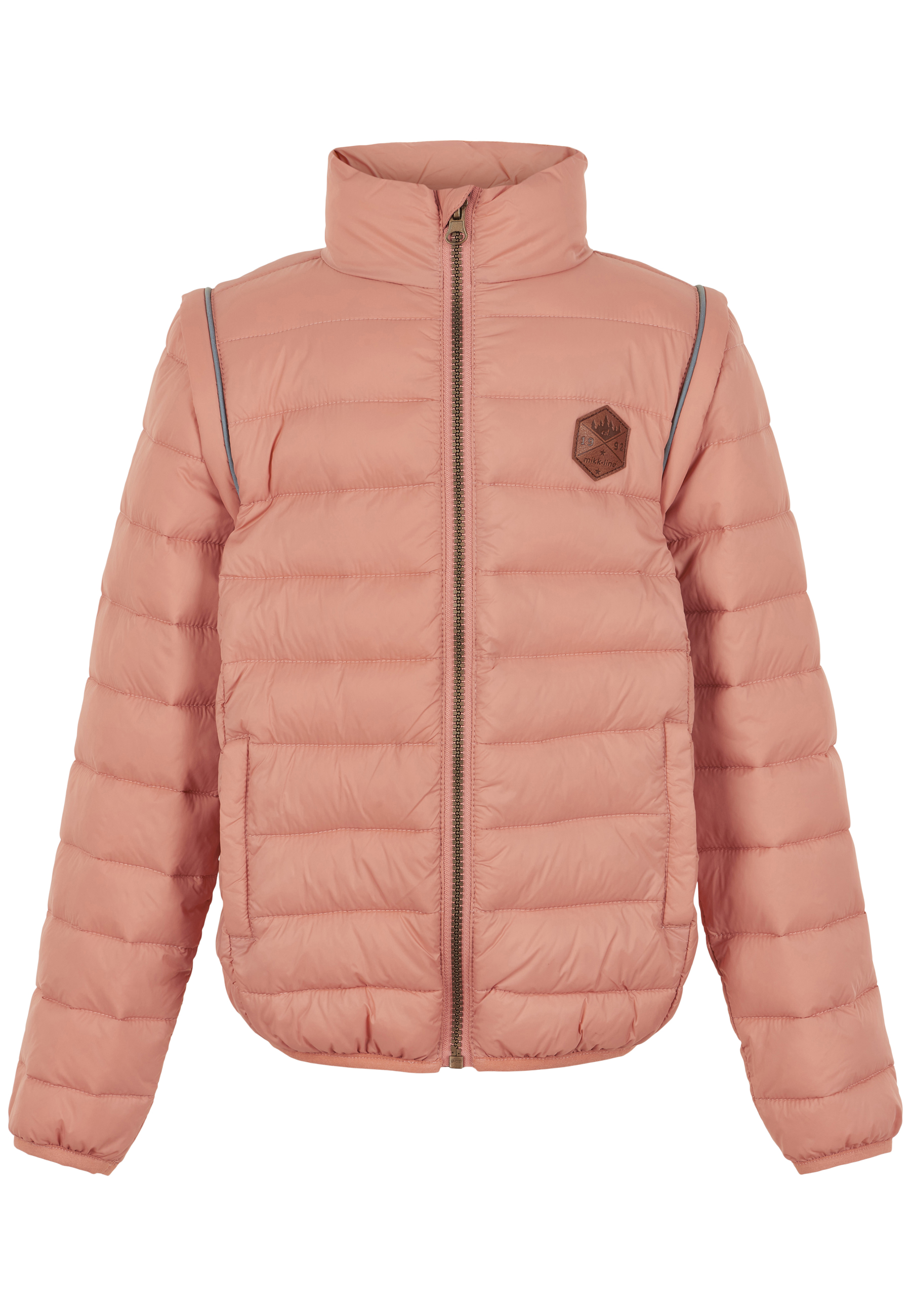 Mikk-Line 2i1 Jakke og vest Tawny Brown