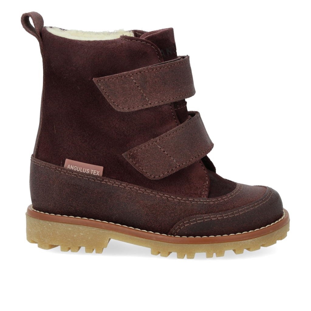 Angulus Vinterstøvle TEX med Uldfoer Aubergine - Billede 4