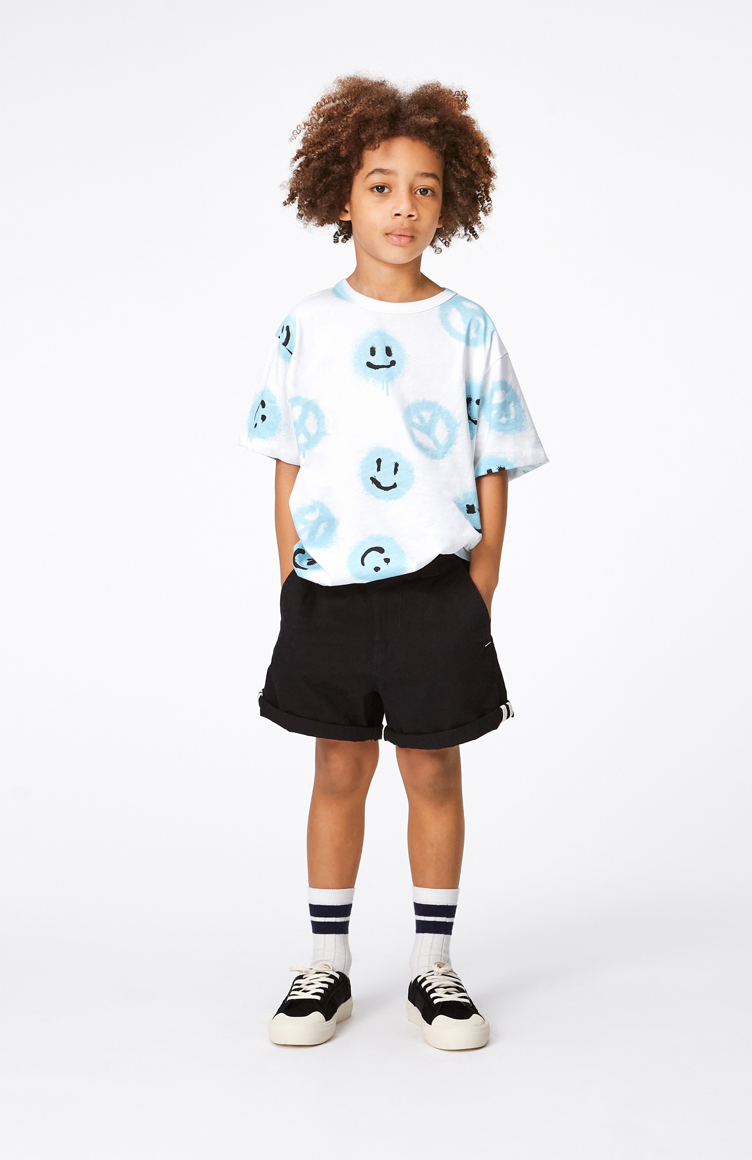 Molo T-shirt SS Riley Easy Peacy Pool - Billede 3