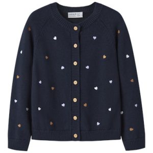Name It Cardigan Mini Strik LS Teart Navy Blazer