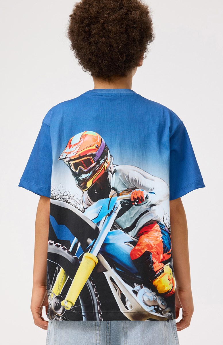 Molo T-shirt SS Riley Big MC Blue - Billede 2