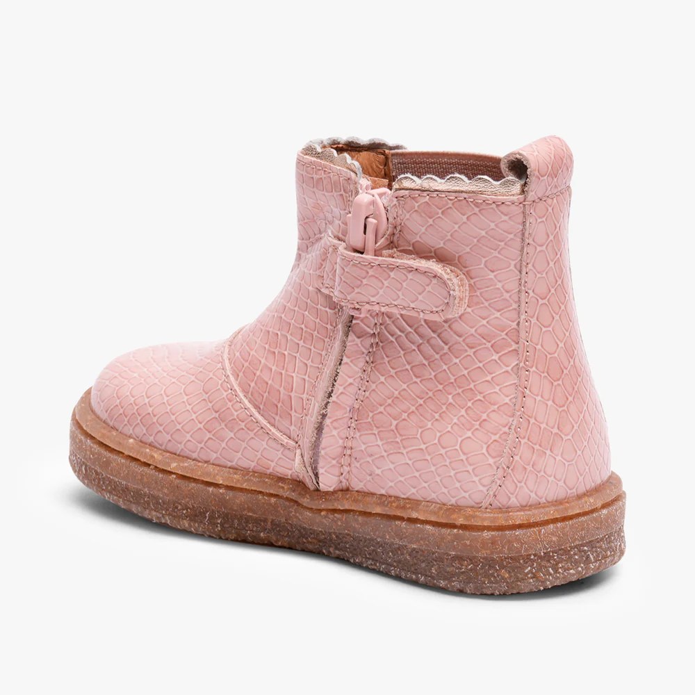 Bisgaard Chelseastøvle Siggi Lamb Pink Croco - Billede 2
