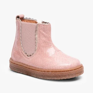 Bisgaard Chelseastøvle Siggi Lamb Pink Croco