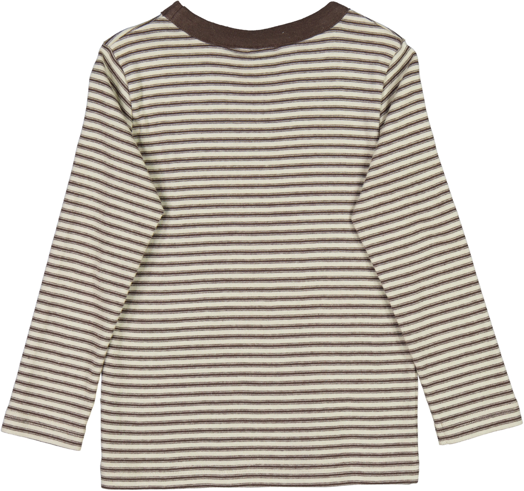 Wheat Bluse LS Spruce Cone Badge Mulch Stripe - Billede 3