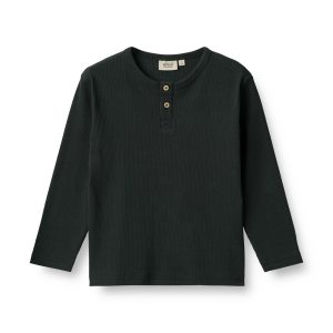 Wheat t-shirt LS Morris Navy