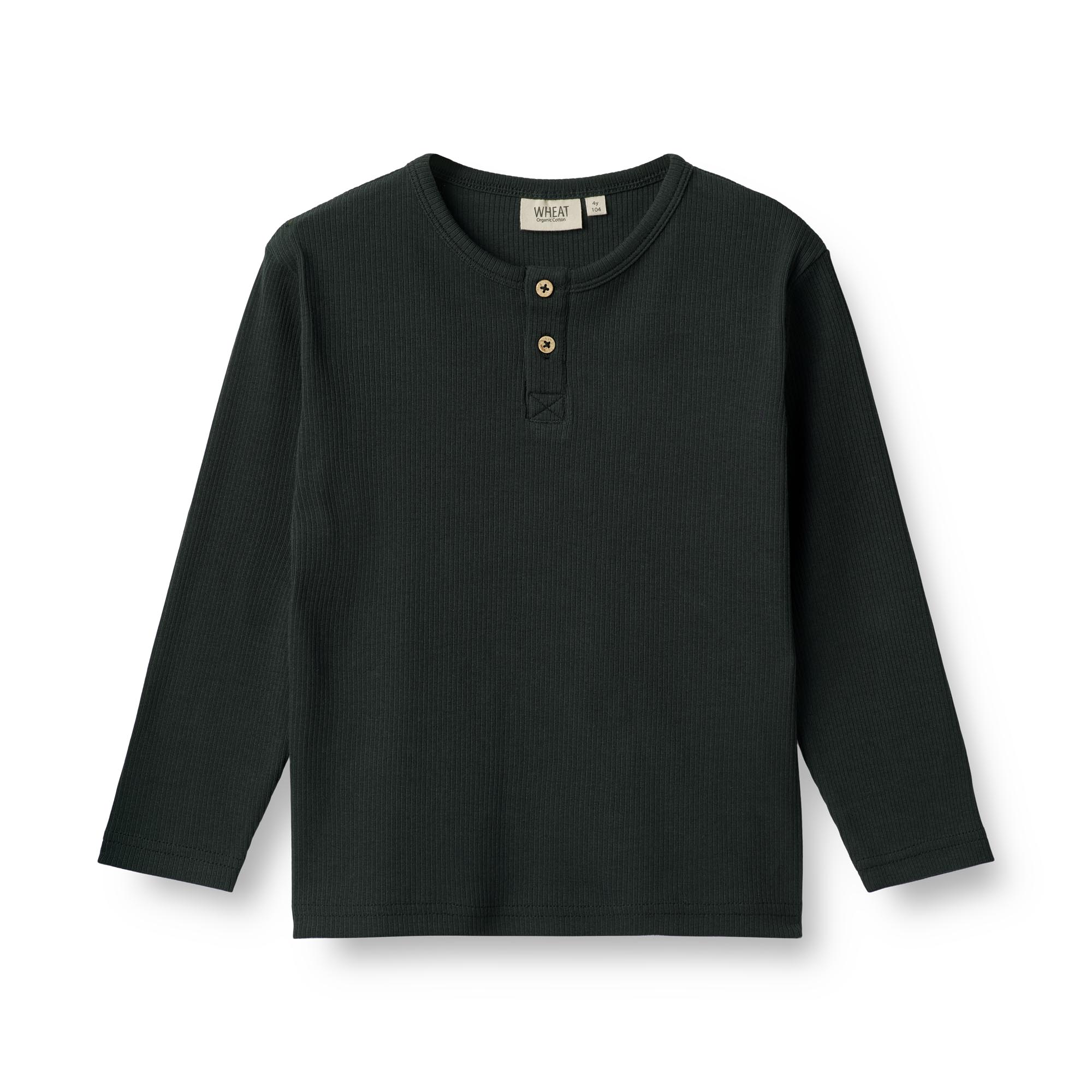 Wheat t-shirt LS Morris Navy