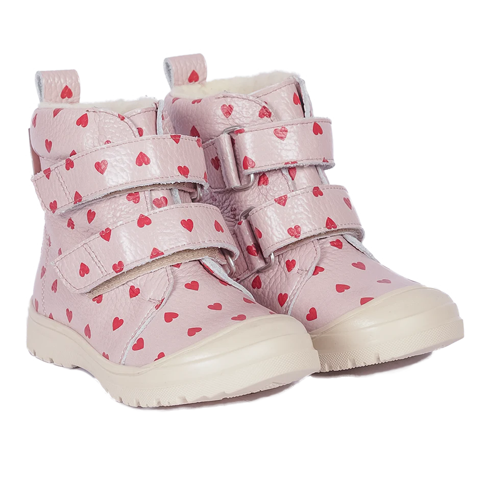 Angulus Vinterstøvle TEX med Uldfoer Rose Hearts