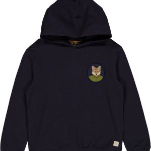 Wheat Sweatshirt Fox Badge Midnight Blue