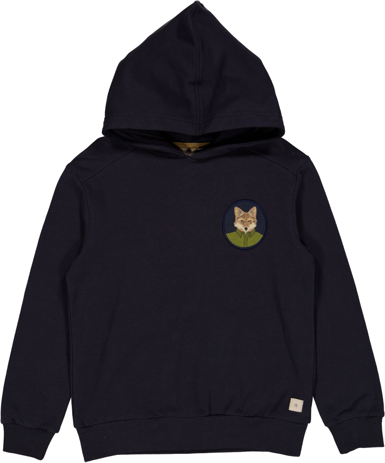 Wheat Sweatshirt Fox Badge Midnight Blue