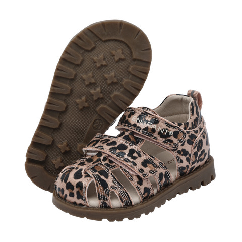 En Fant Sandal Velcro Sepia Rose - Billede 3