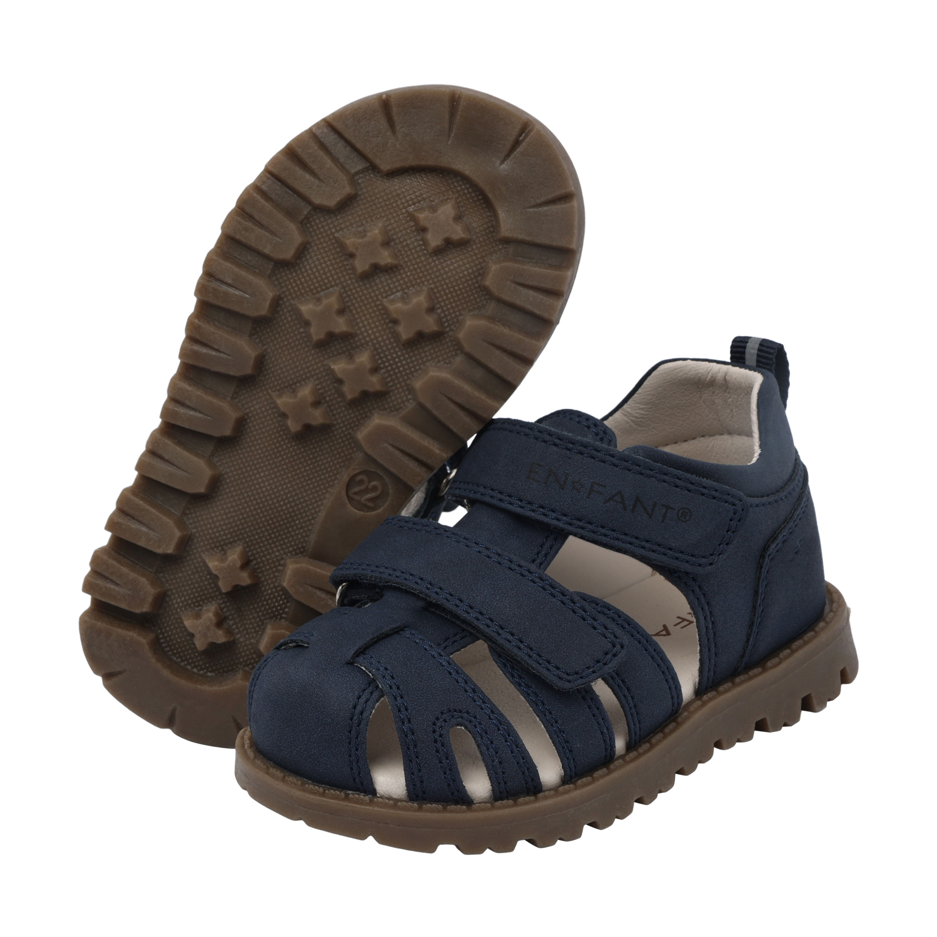 En Fant Sandal Velcro Parisian Night - Billede 3