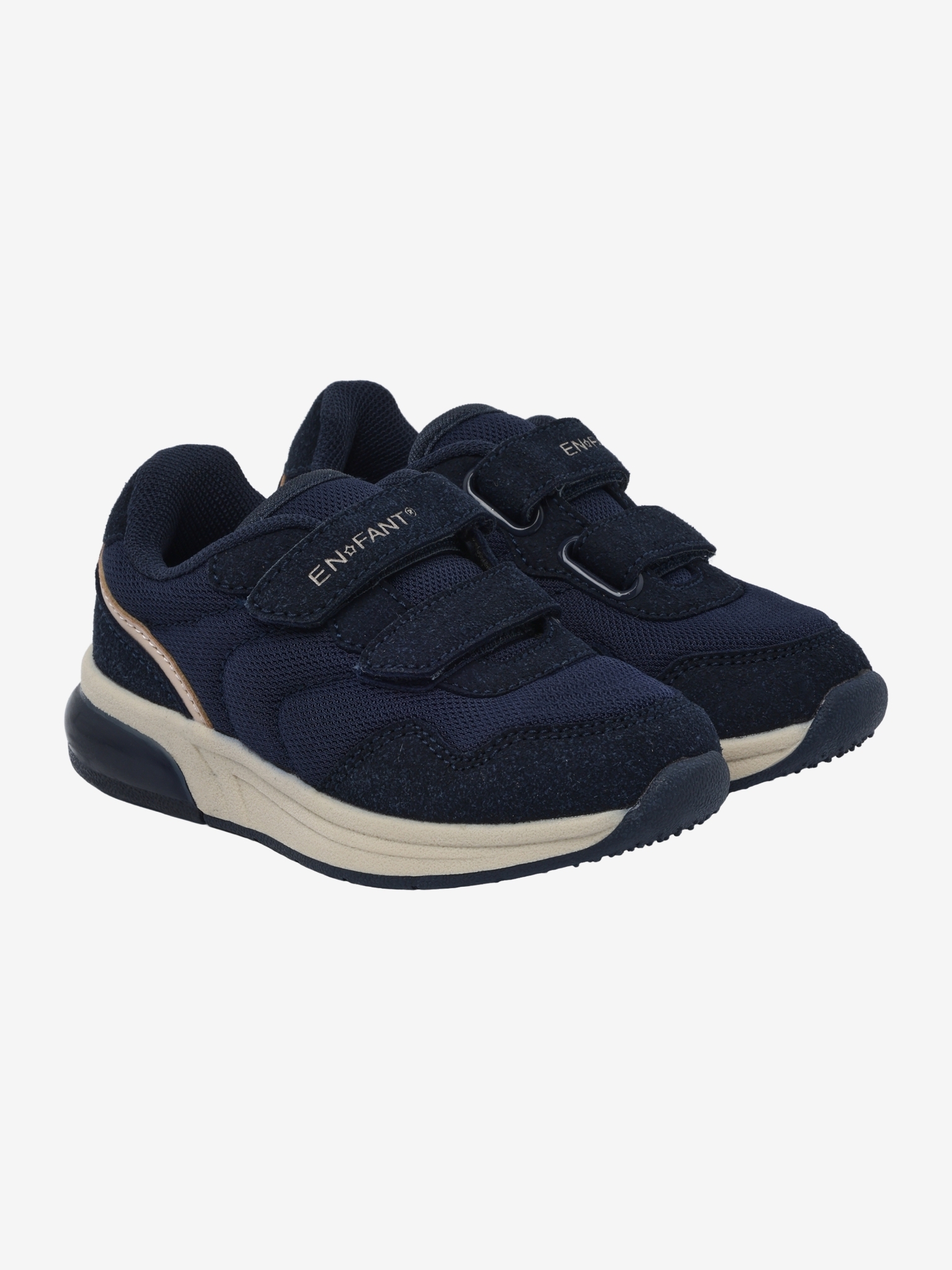 En Fant Sneakers Velcro m. LED lys Parisian Night