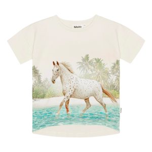 Molo T-shirt SS Raeesa Horse on Beach