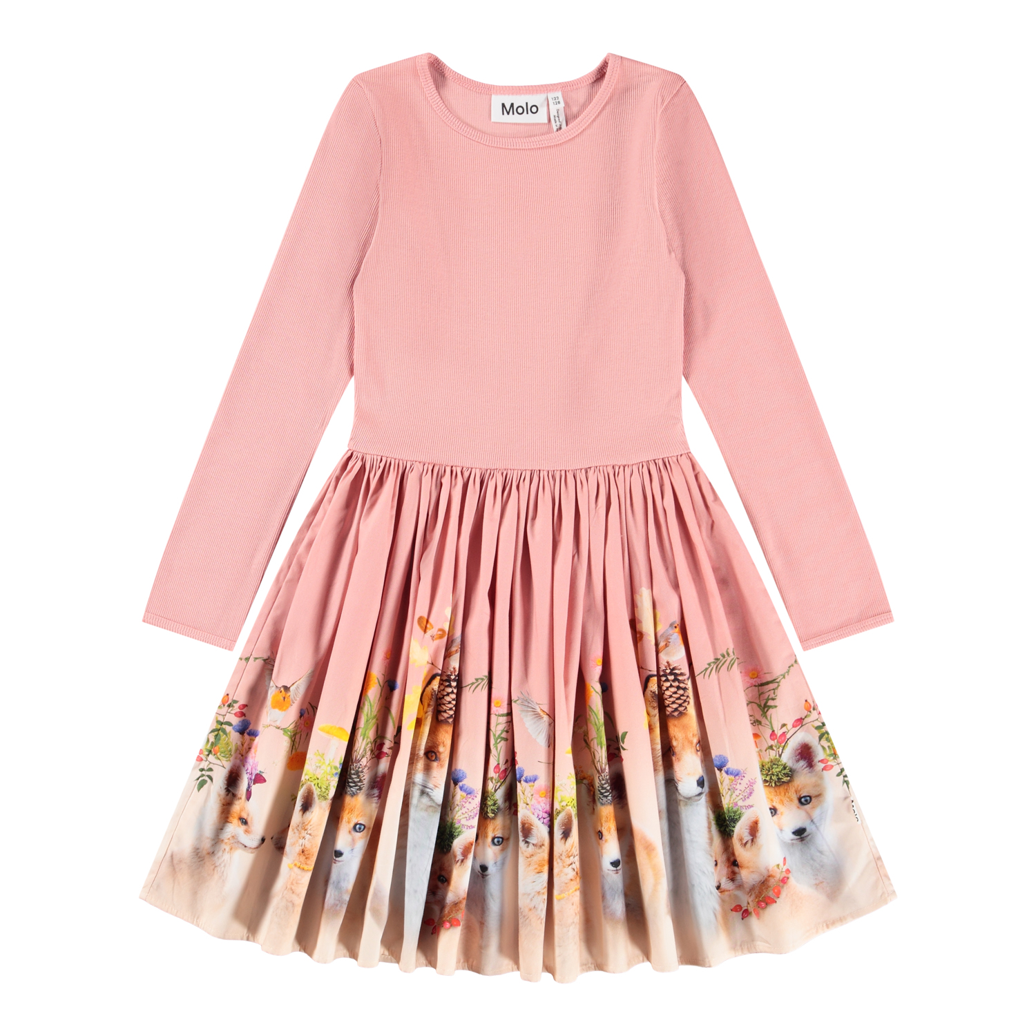 Molo Kjole LS Casie Nature Glam