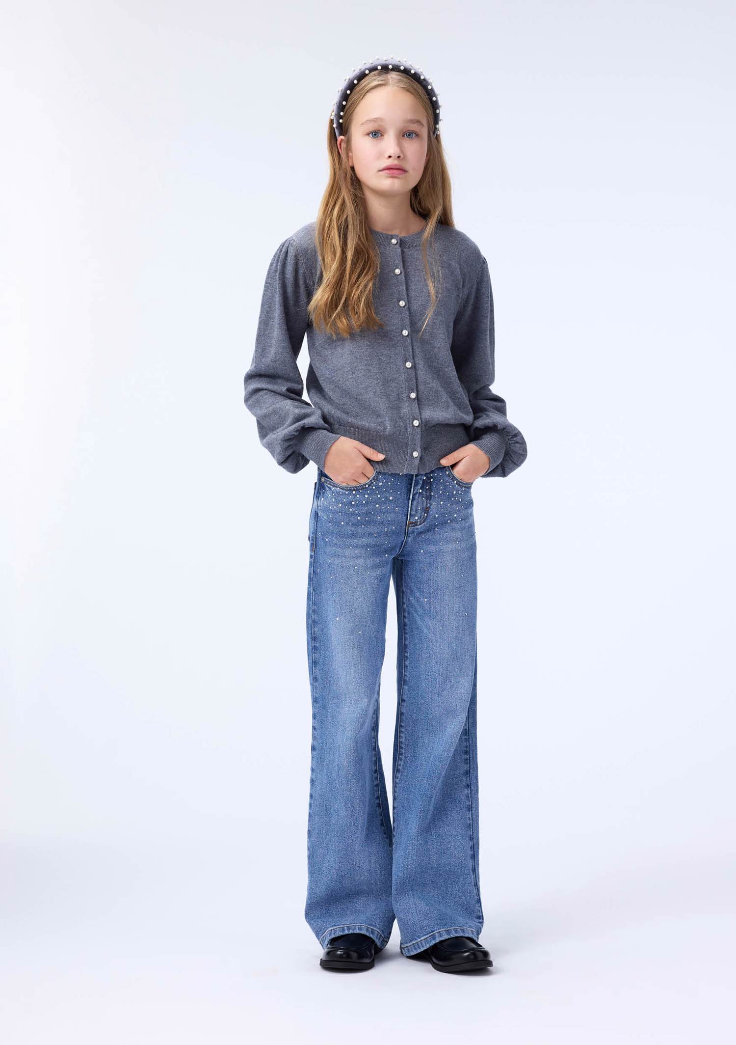 Molo Jeans Asta Rhinestone Denim - Billede 2