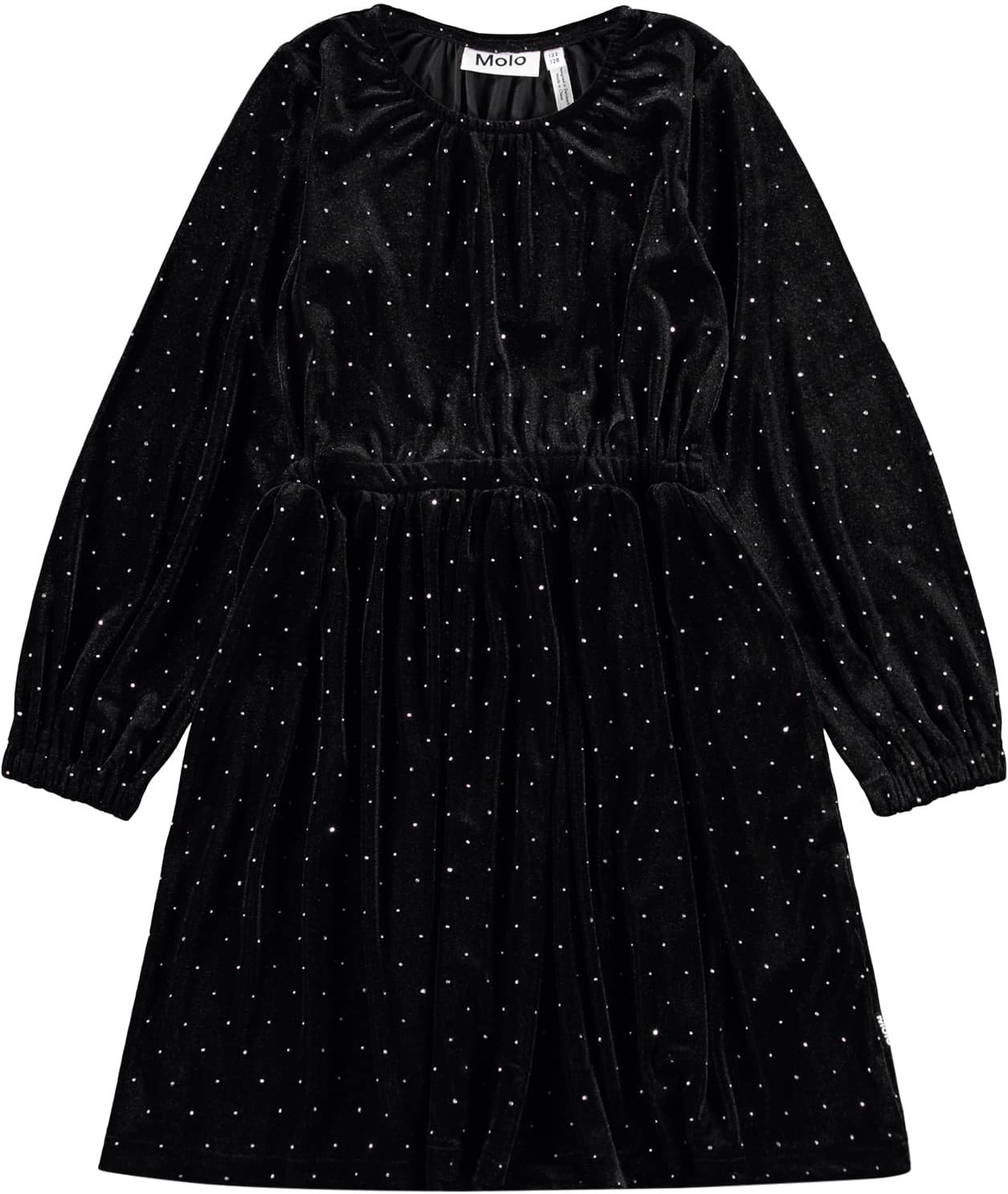 Molo Kjole LS Carolyn Black Stones