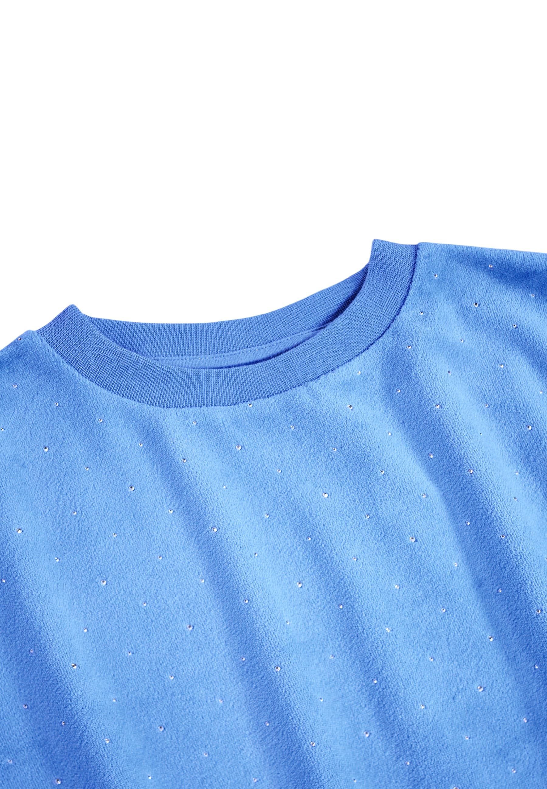 Molo Sweatshirt LS Kids Marika Blue Sky Stones - Billede 4