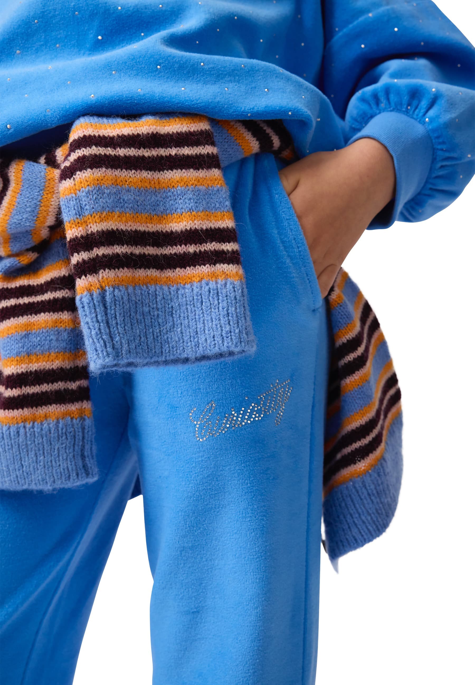 Molo Sweatshirt LS Kids Marika Blue Sky Stones - Billede 6