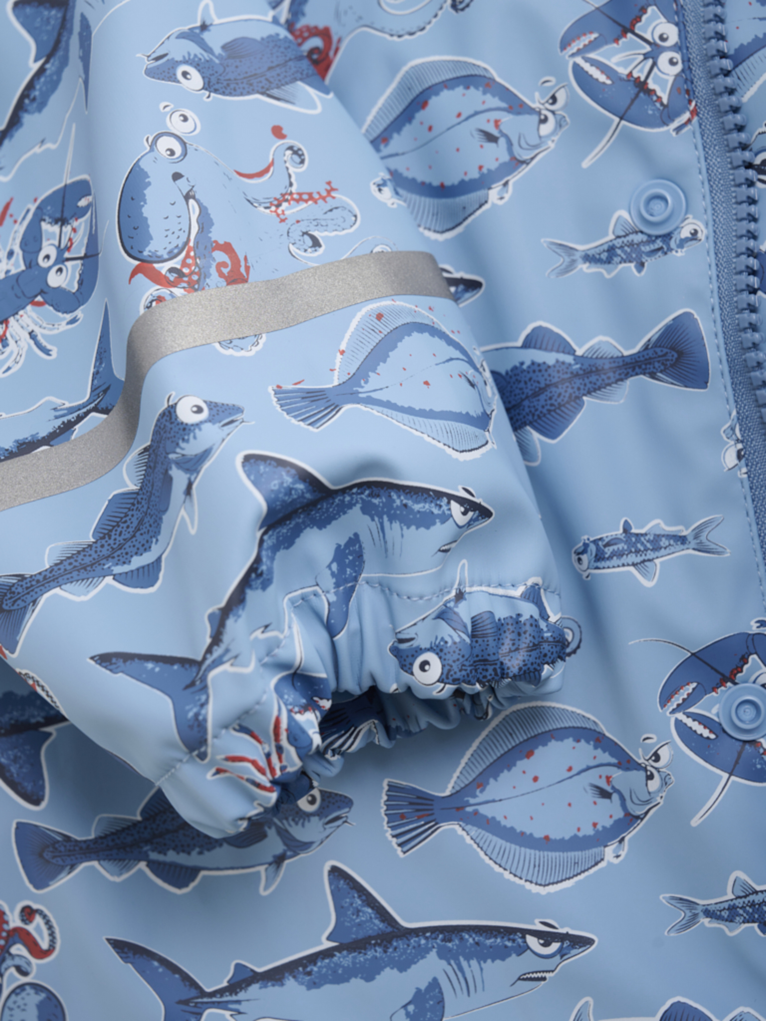 CeLaVi Regndragt Suit AOP Federal Blue - Billede 5