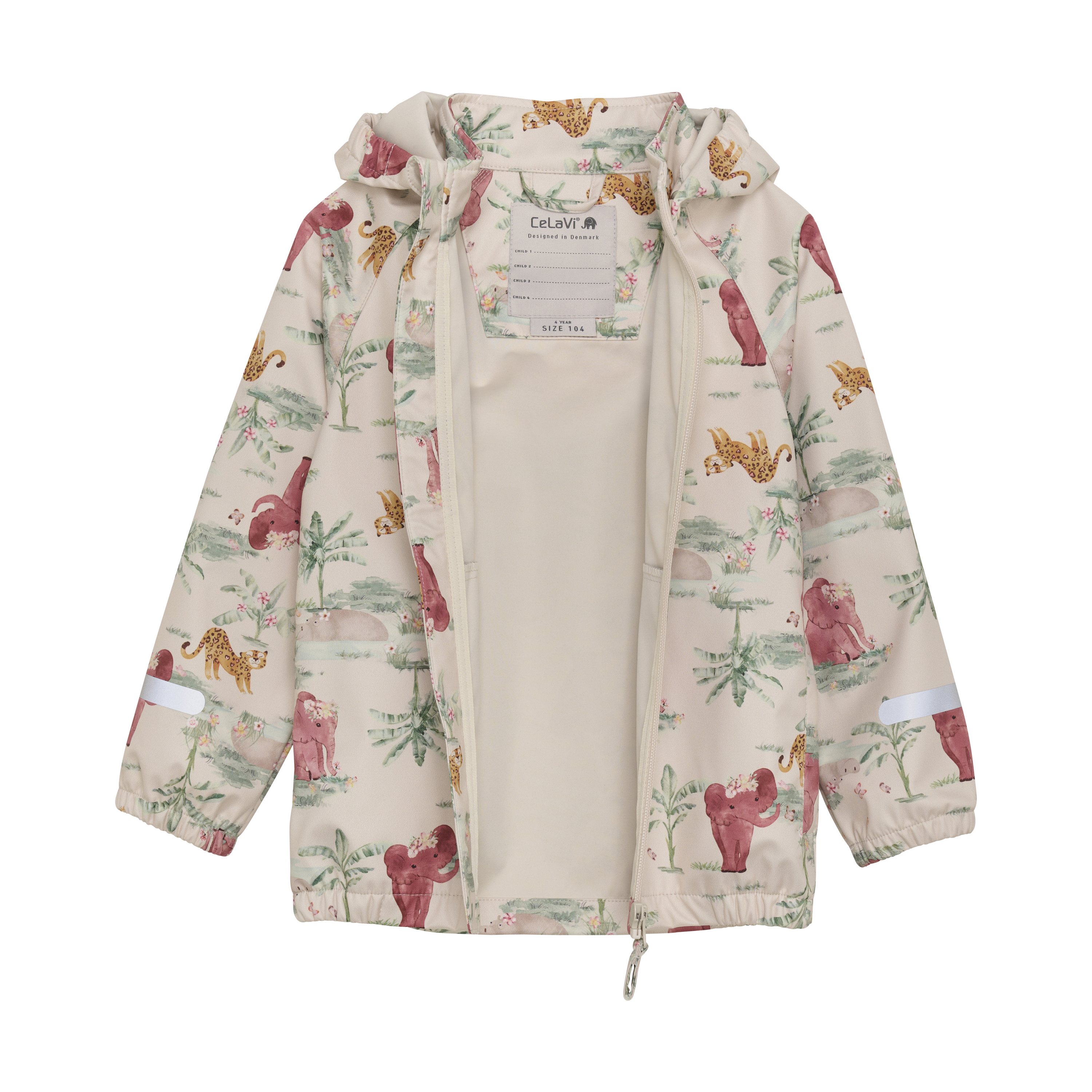 CeLaVi Softshell Jakke AOP Brandied Apricot - Billede 3