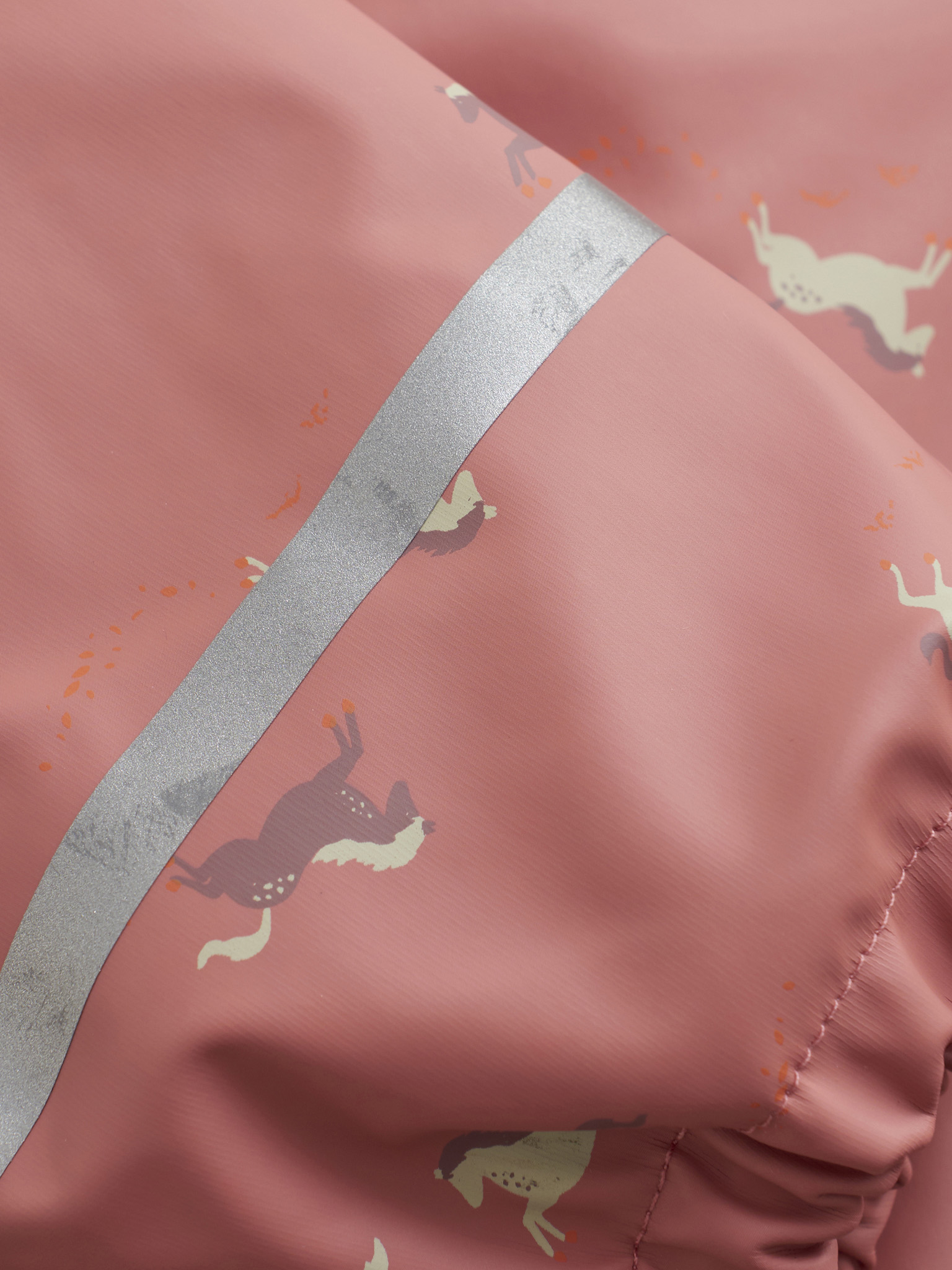 CeLaVi Regndragt Baby Fleece AOP Brisk Dust - Billede 5