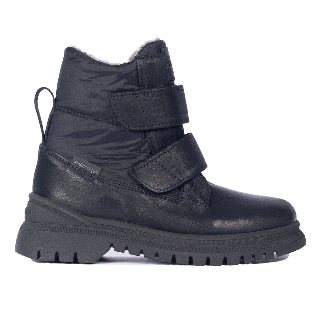 Angulus Vinterstøvle TEX velcro Black - Billede 2