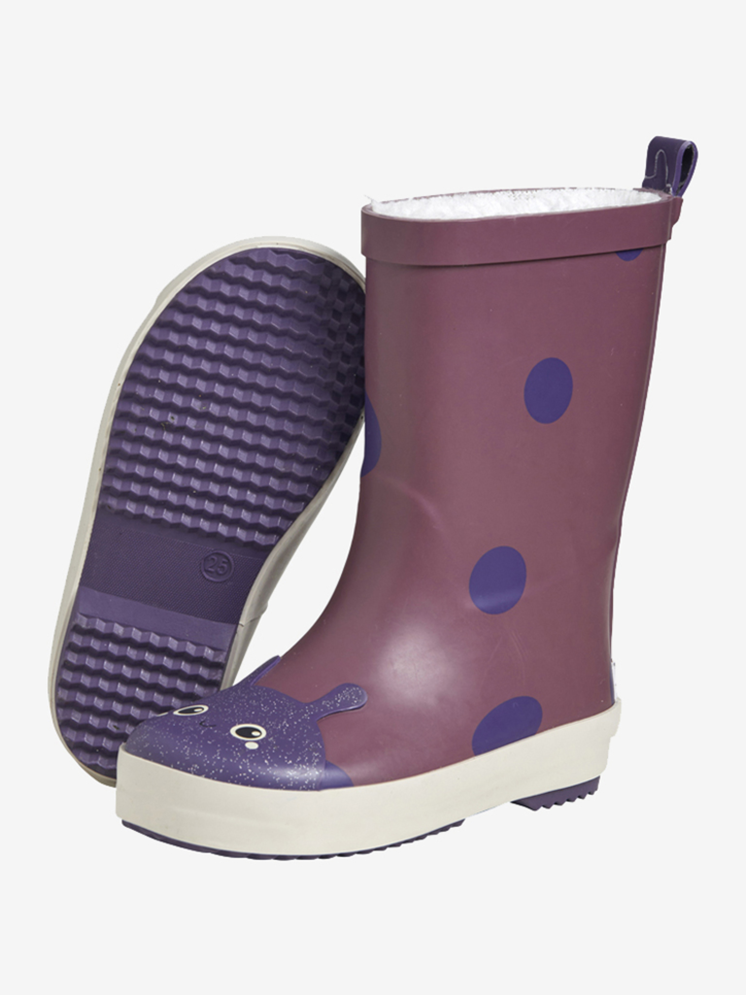 CeLaVi Forede Gummistøvler Mariehøne Mellow Mauve - Billede 3
