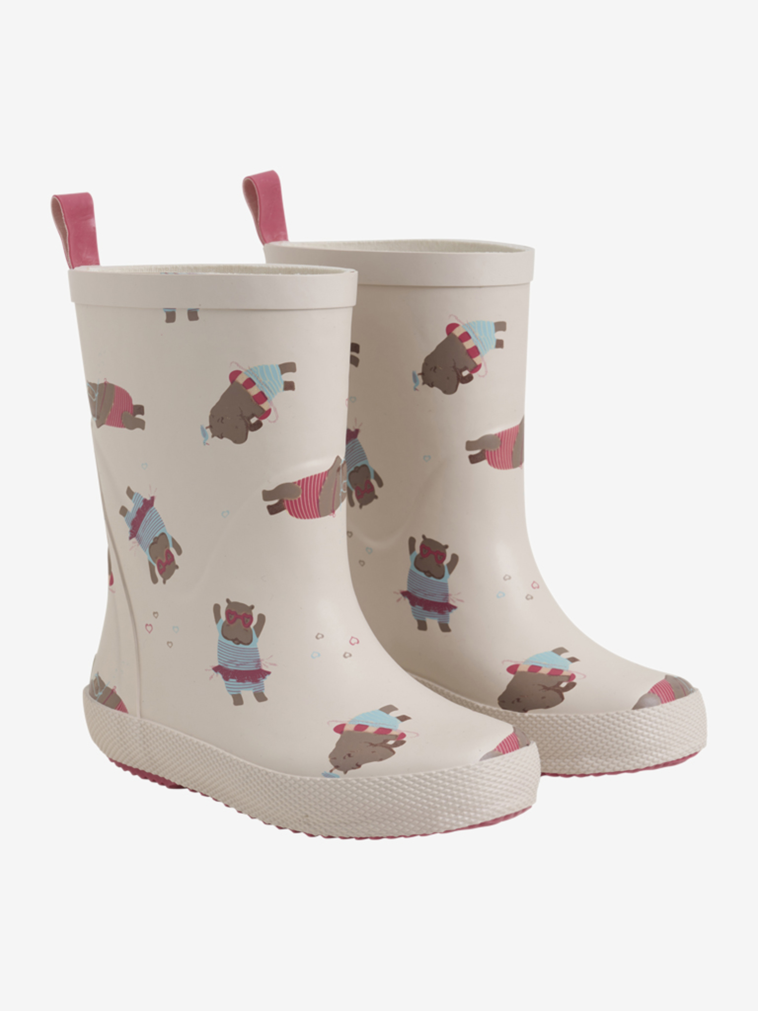 CeLaVi Gummistøvler Wellies AOP Warm Taupe