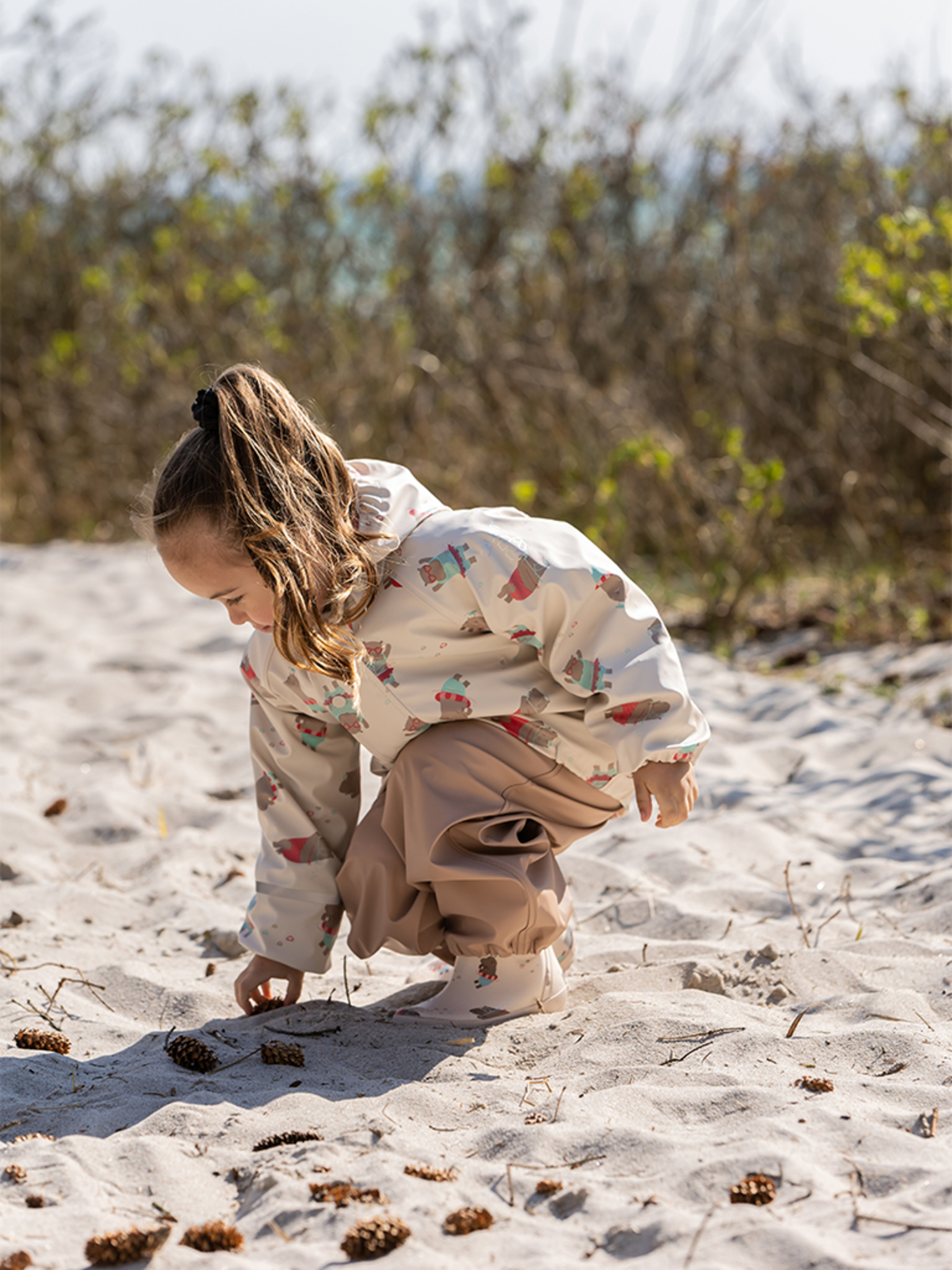 CeLaVi Gummistøvler Wellies AOP Warm Taupe - Billede 4