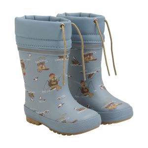 CeLaVi Termogummistøvler Thermal Wellies AOP Smoke Blue
