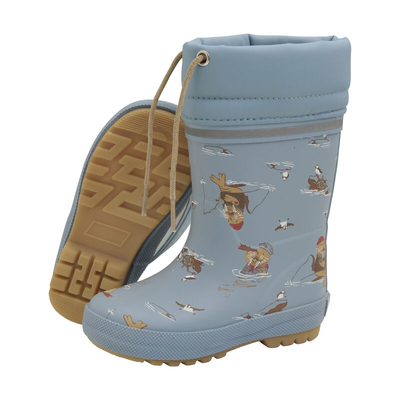 CeLaVi Termogummistøvler Thermal Wellies AOP Smoke Blue - Billede 3