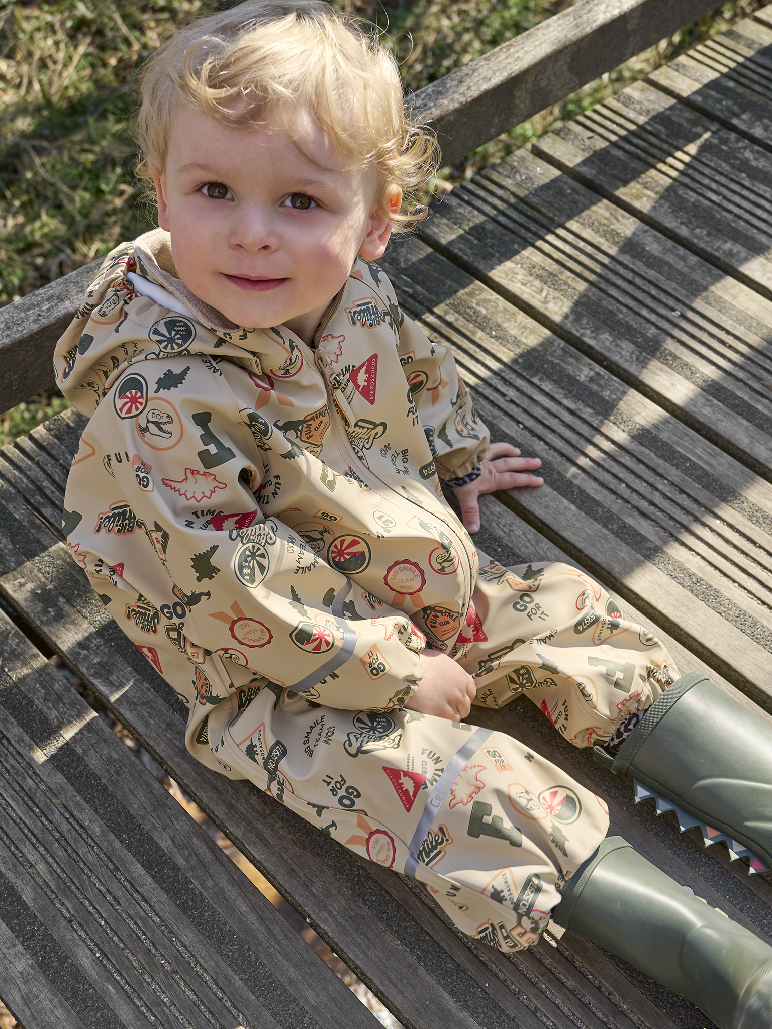 CeLaVi Gummistøvler Wellies w. Dino Spikes Climbing Ivy - Billede 4