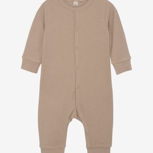 CeLaVi Heldragt LS Jumpsuit Solid Warm Taupe