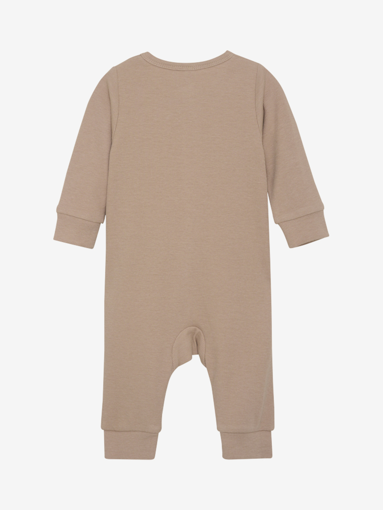 CeLaVi Heldragt LS Jumpsuit Solid Warm Taupe - Billede 2