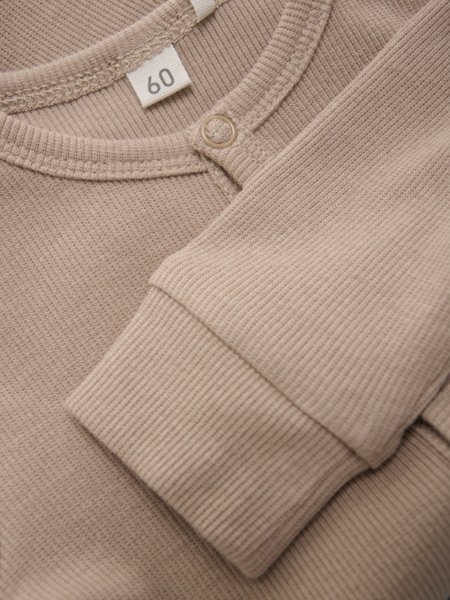 CeLaVi Heldragt LS Jumpsuit Solid Warm Taupe - Billede 3