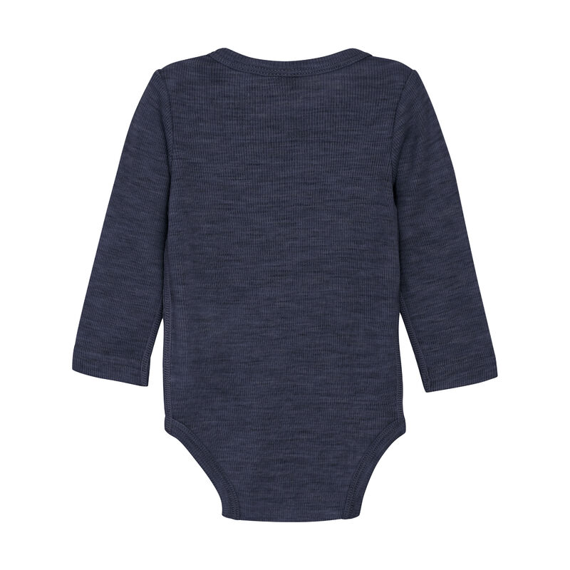 CeLaVi Body Uld LS Solid Naval Academy Melange - Billede 2