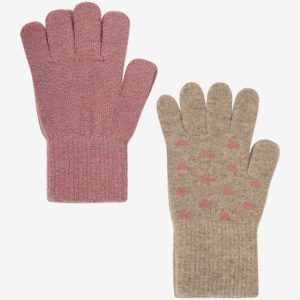 CeLaVi Vanter Uld 2-pak Magic Gloves Brick Dust