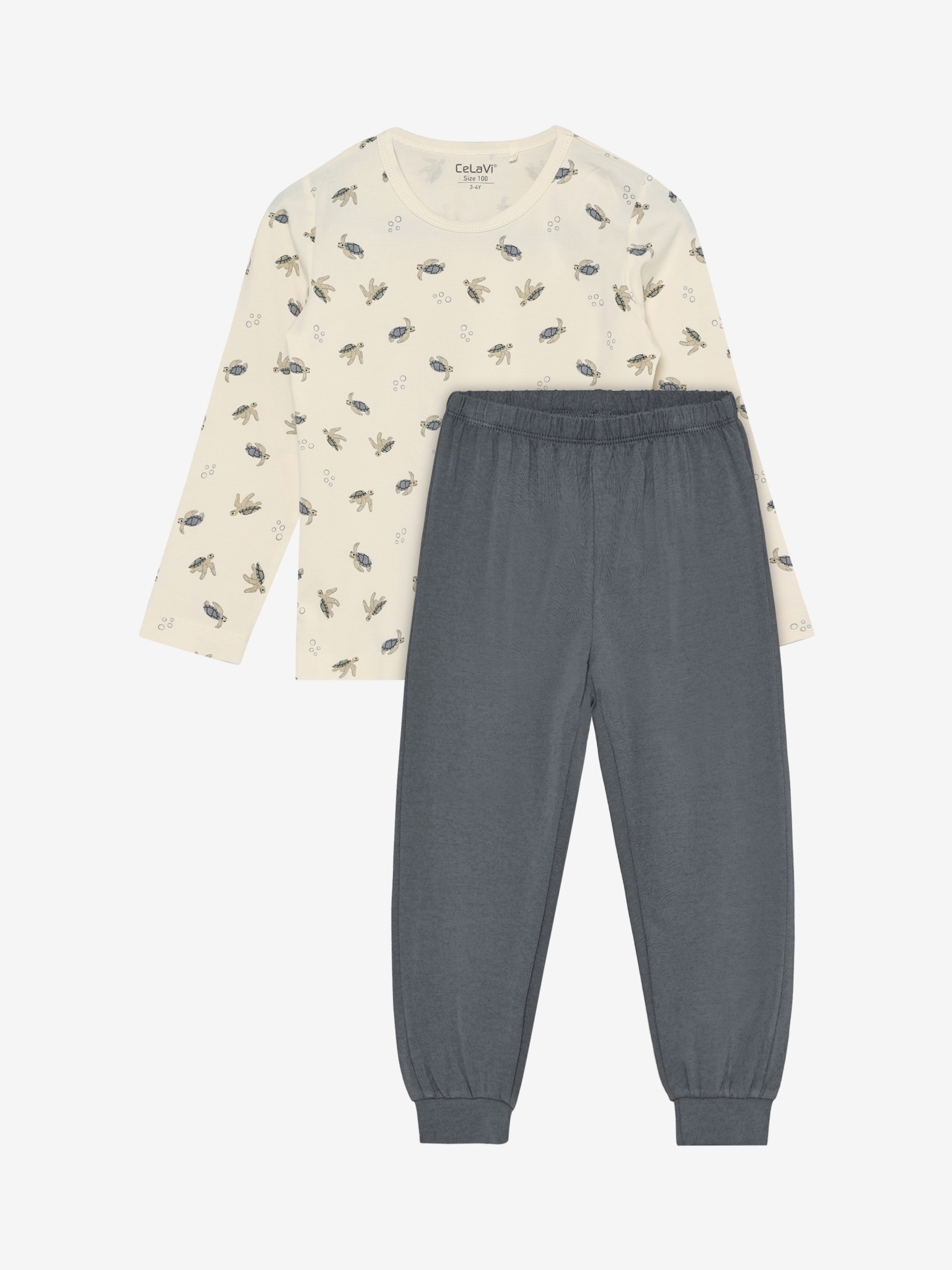 CeLaVi Nattøj Mini LS Pyjamas Sæt turbulence